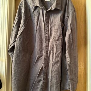 Gray Button-Up Shirt